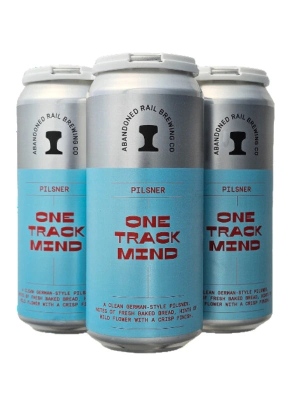 ABANDONED RAIL ONE TRACK MIND PILSNER 473ML 4PK CAN