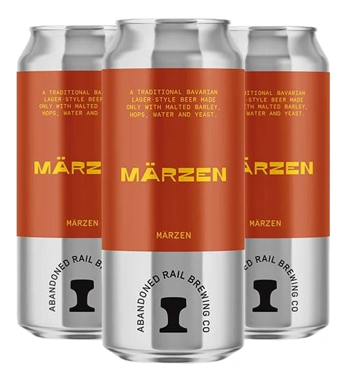 ABANDONED RAIL MARZEN BAVARIAN LAGER 473ML 4PK CAN