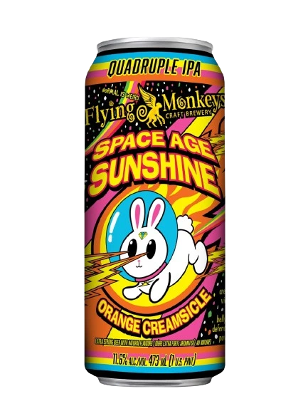 Wine and Beyond - FLYING MONKEYS SPACE AGE SUNSHINE QUAD 473ML CAN Wine and Beyond - FLYING MONKEYS SPACE AGE SUNSHINE QUAD 473ML CAN