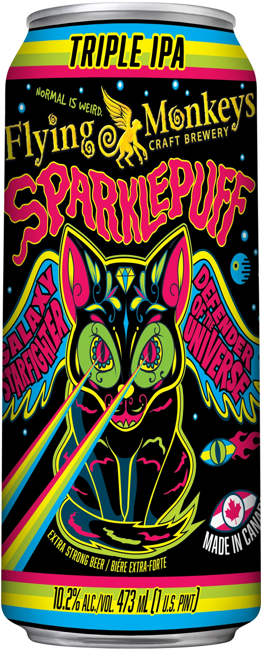 Wine and Beyond - FLYING MONKEYS SPARKLEPUFF TRIPLE IPA 473ML CAN