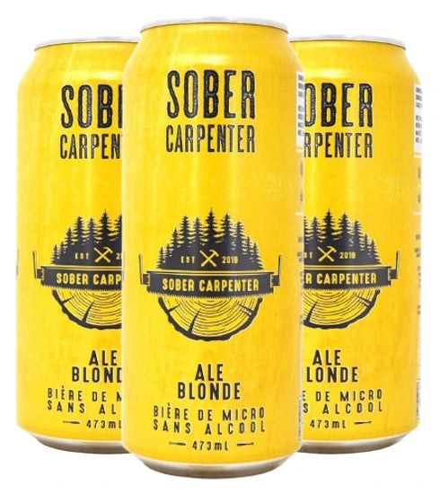 SOBER CARPENTER NON ALC BLONDE ALE 473ML 4PK CAN