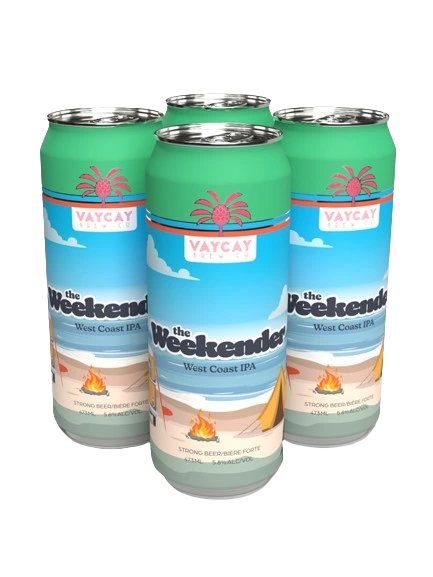 VAYCAY THE WEEKENDER WEST COAST IPA 473ML 4PK CAN
