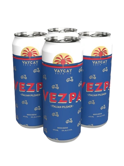 VAYCAY VEZPA ITALIAN PILSNER 473ML 4PK CAN