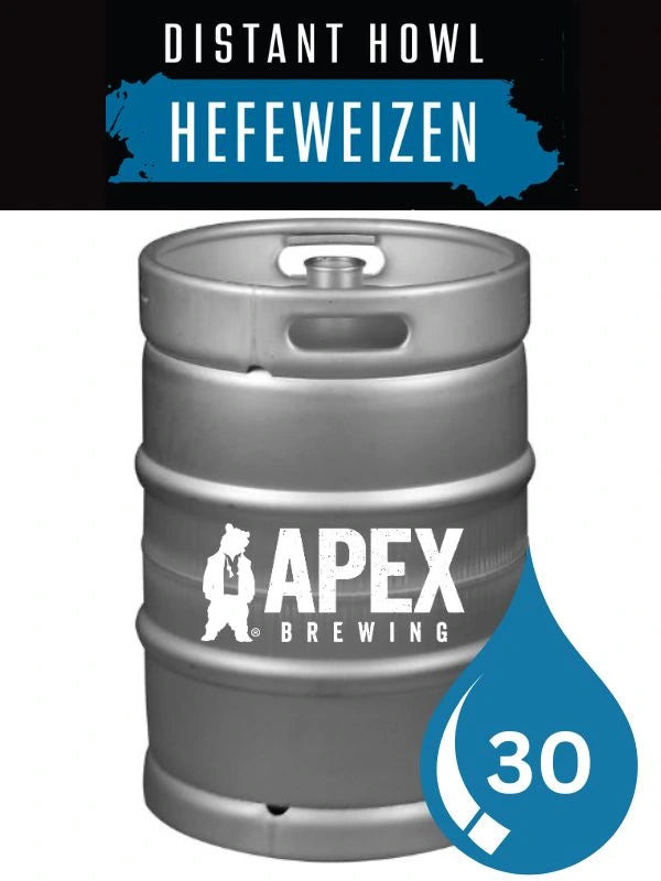 APEX PREDATOR DISTANT HOWL HEFEWEIZEN 29.3L KEG