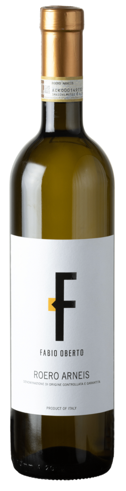 FABIO OBERTO ROERO ARNEIS 750ML