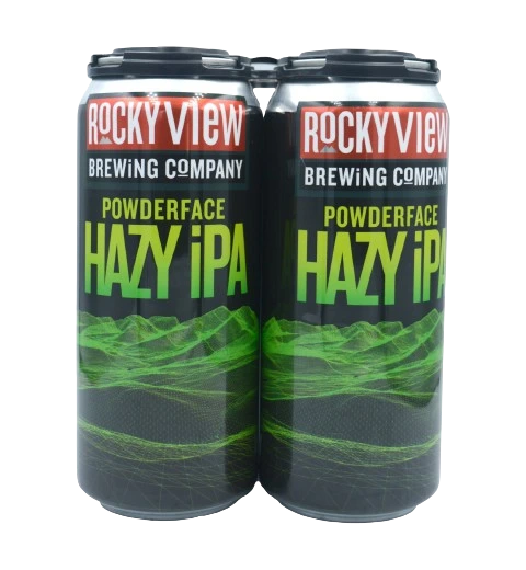 ROCKY VIEW POWDERFACE HAZY PALE ALE 473ML 4PK CAN
