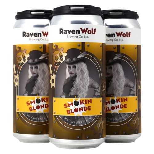 RAVENWOLF SMOKIN BLONDE ALE 473ML 4PK CAN