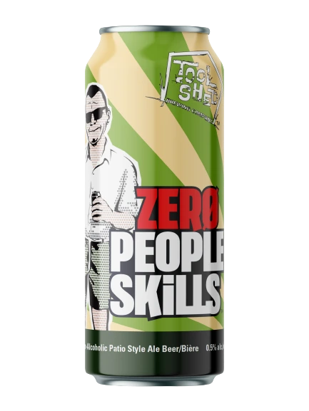 TOOL SHED ZERO PEOPLE SKILLS NON ALC ALE 473ML 4PK CAN