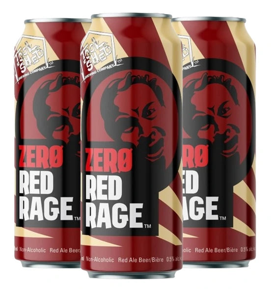 TOOL SHED ZERO RED RAGE NON ALC RED ALE 473ML 4PK CAN