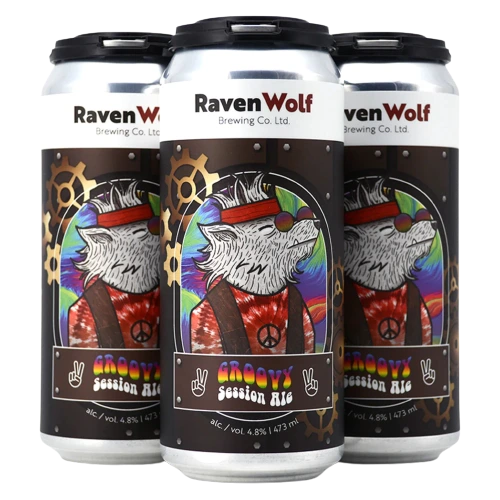 RAVENWOLF GROOVY SESSION ALE 473ML 4PK CAN