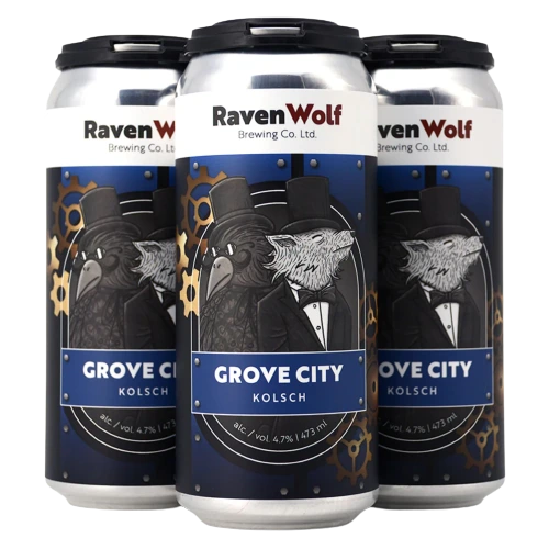 RAVENWOLF GROVE CITY KOLSCH 473ML 4PK CAN