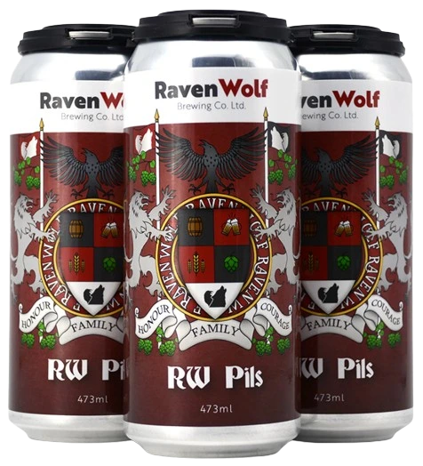 RAVENWOLF RW PILS 473ML 4PK CAN