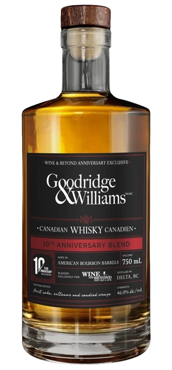GOODRIDGE & WILLIAMS 10TH ANNIVERSARY BLEND WHISKY W&B 750ML