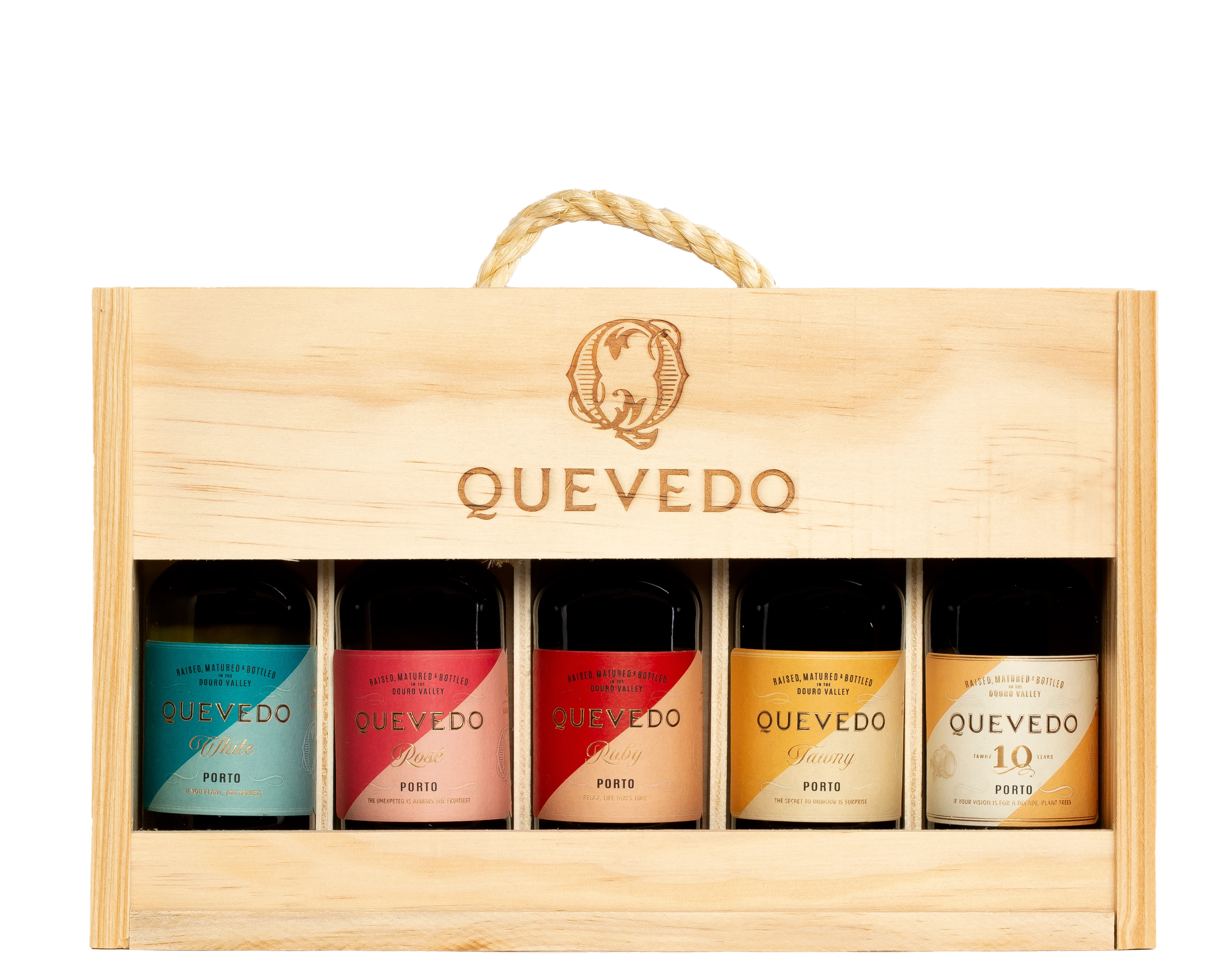 QUEVEDO MINI PORT WOOD GIFT PACK 50ML 5PK