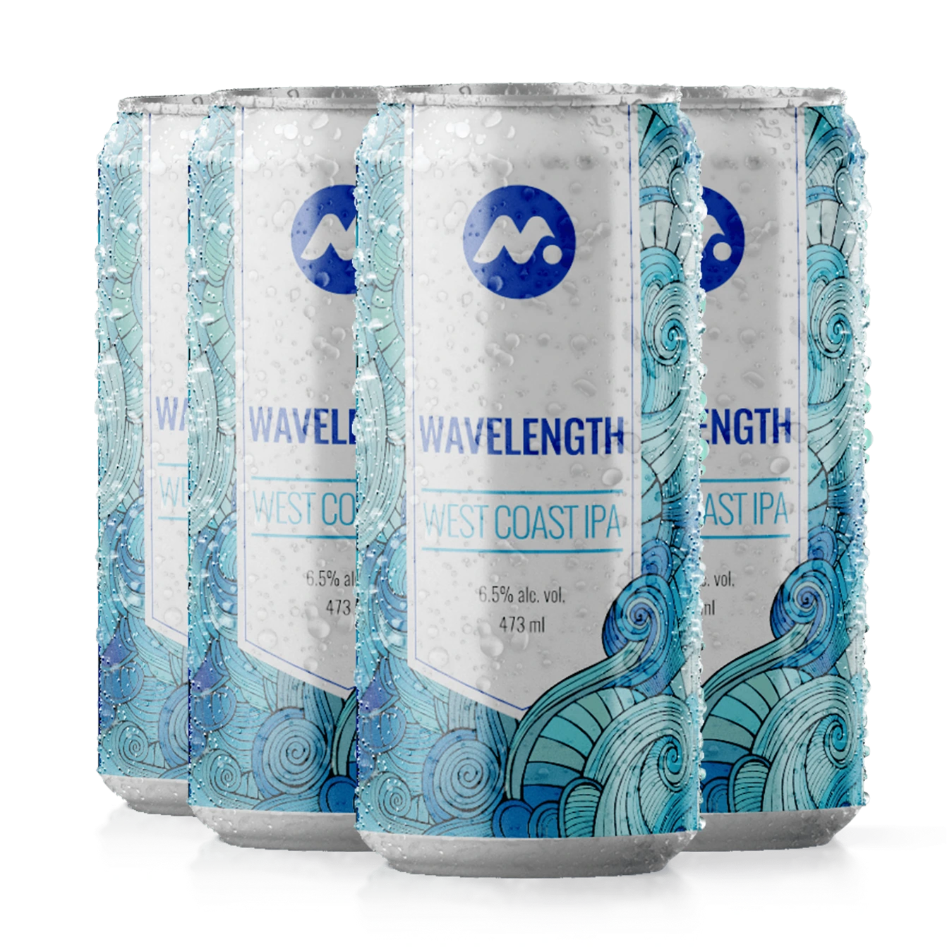METAS WAVELENGTH WEST COAST IPA 473ML 4PK CAN