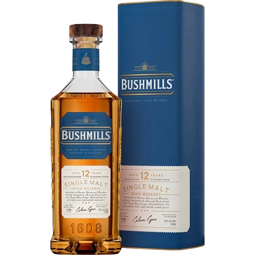 BUSHMILLS 12YR IRISH WHISKEY 750ML