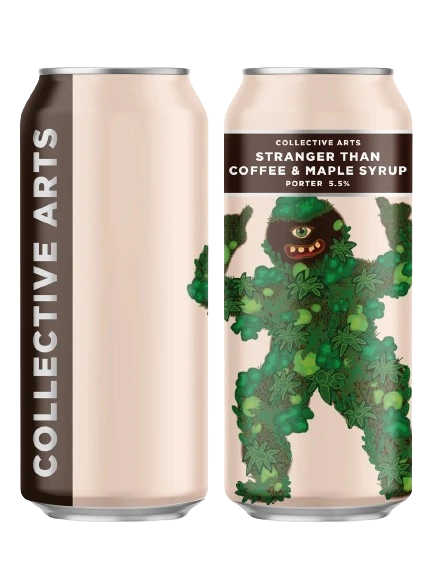 COLLECTIVE ARTS STRANGER THAN COFFEE & MAPLE 473ML CAN
