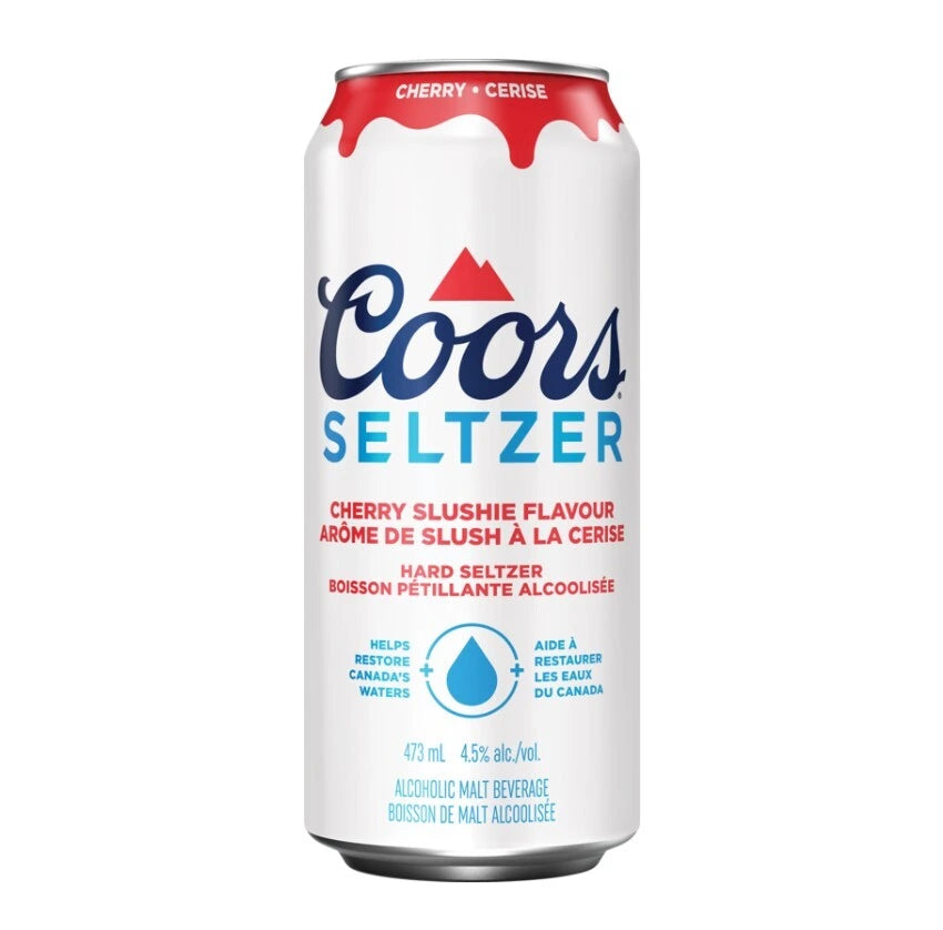 COORS SELTZER CHERRY SLUSHIE 473ML CAN