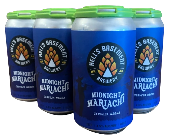 HELLS BASEMENT MIDNIGHT MARIACHI 355ML 6PK CAN