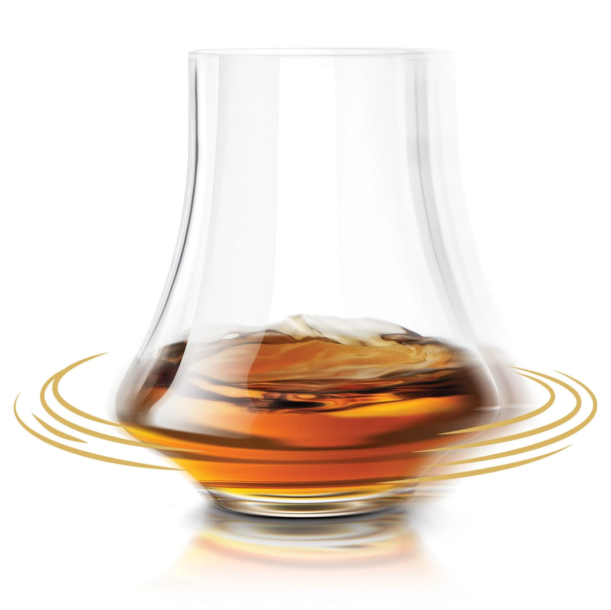 FINAL TOUCH REVOLVE SPIRITS TASTING GLASS 2PK