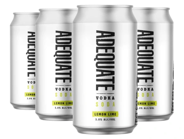 ADEQUATE VODKA SODA 355ML 6PK CAN