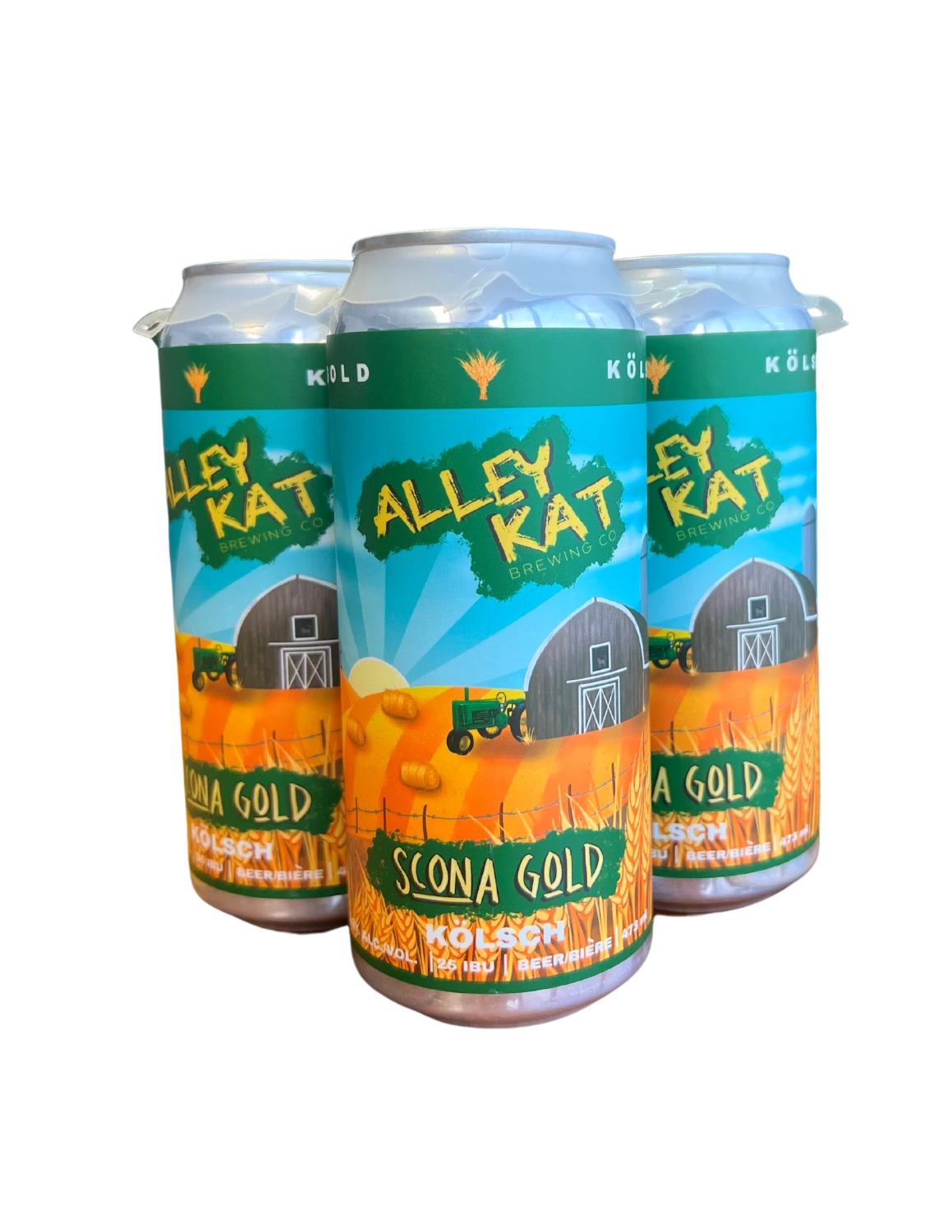 ALLEY KAT SCONA GOLD KOLSCH 473ML 4PK CAN
