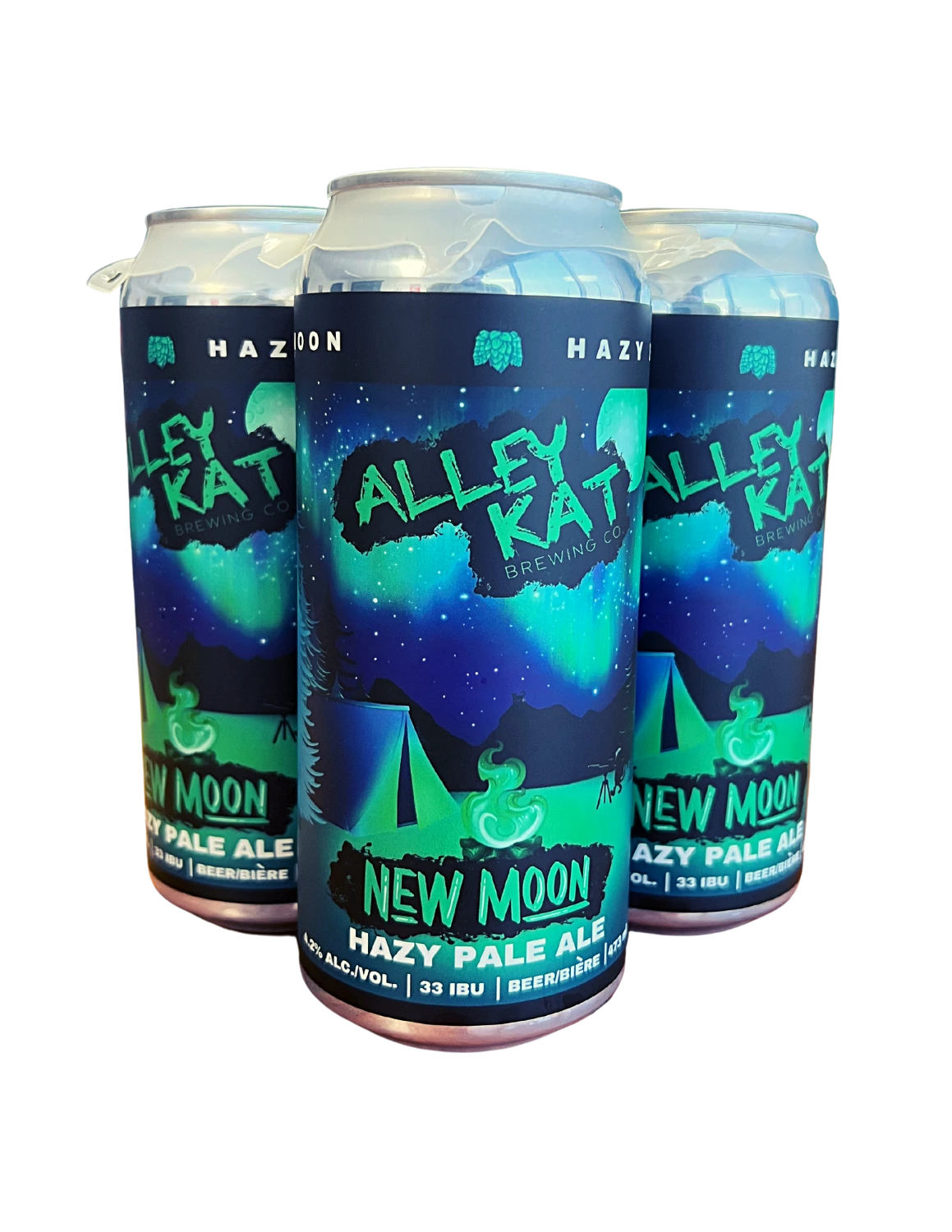 ALLEY KAT NEW MOON HAZY PALE ALE 473ML 4PK CAN