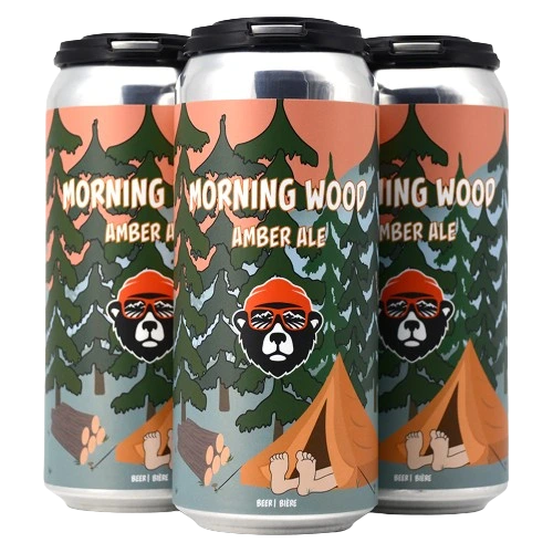 DARK WOODS MORNING WOOD AMBER ALE 473ML 4PK CAN