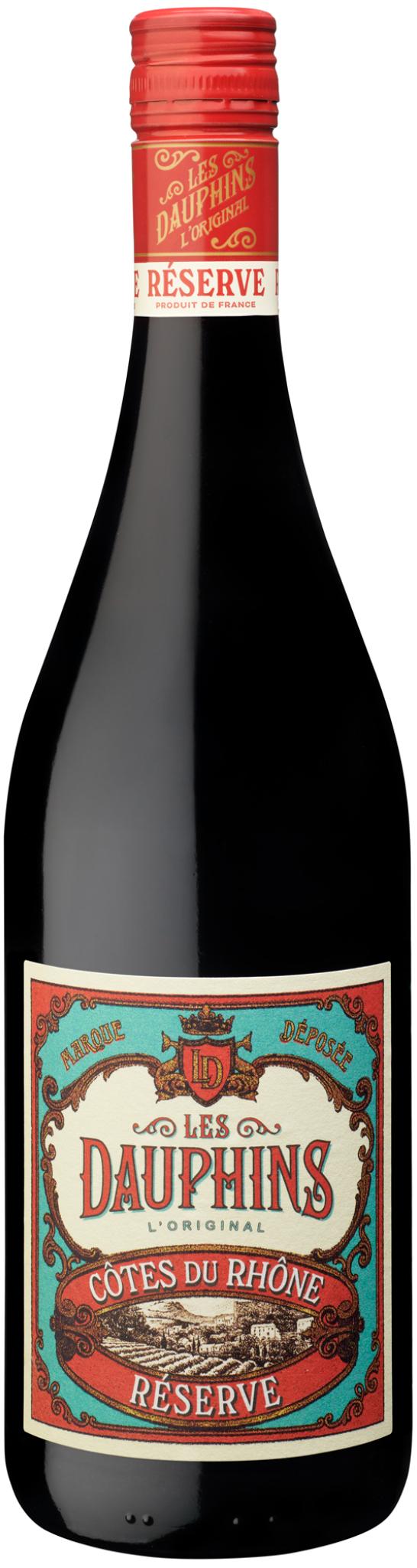 LES DAUPHINS COTES DU RHONE RESERVE 750ML