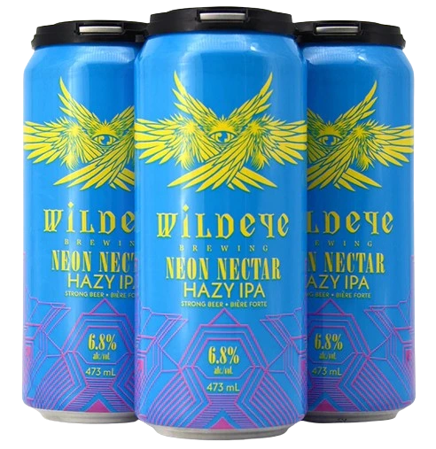 WILDEYE NEON NECTAR HAZY IPA 473ML 4PK CAN