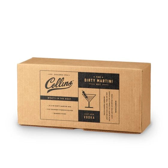 COLLINS DIRTY MARTINI KIT