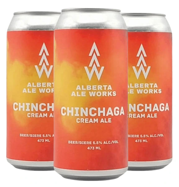 ALBERTA ALE WORKS CHINCHAGA CREAM ALE 473ML 4PK CAN