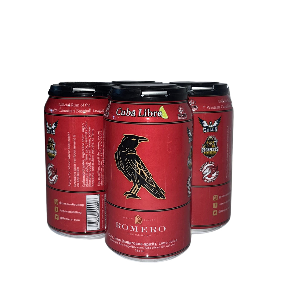 ROMERO CUBA LIBRE 355ML 4PK CAN