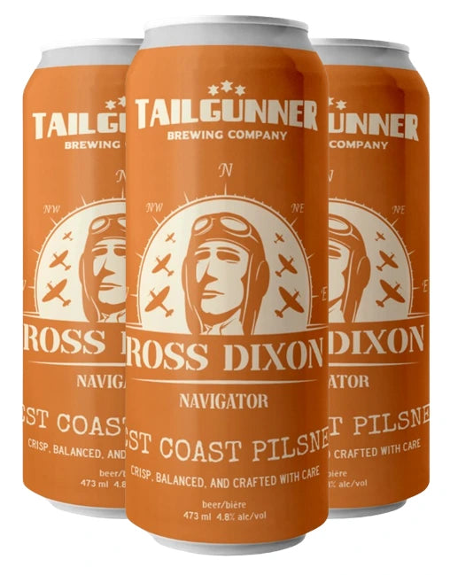 TAILGUNNER ROSS DIXON WEST COAST PILSNER 473ML 4PK CAN