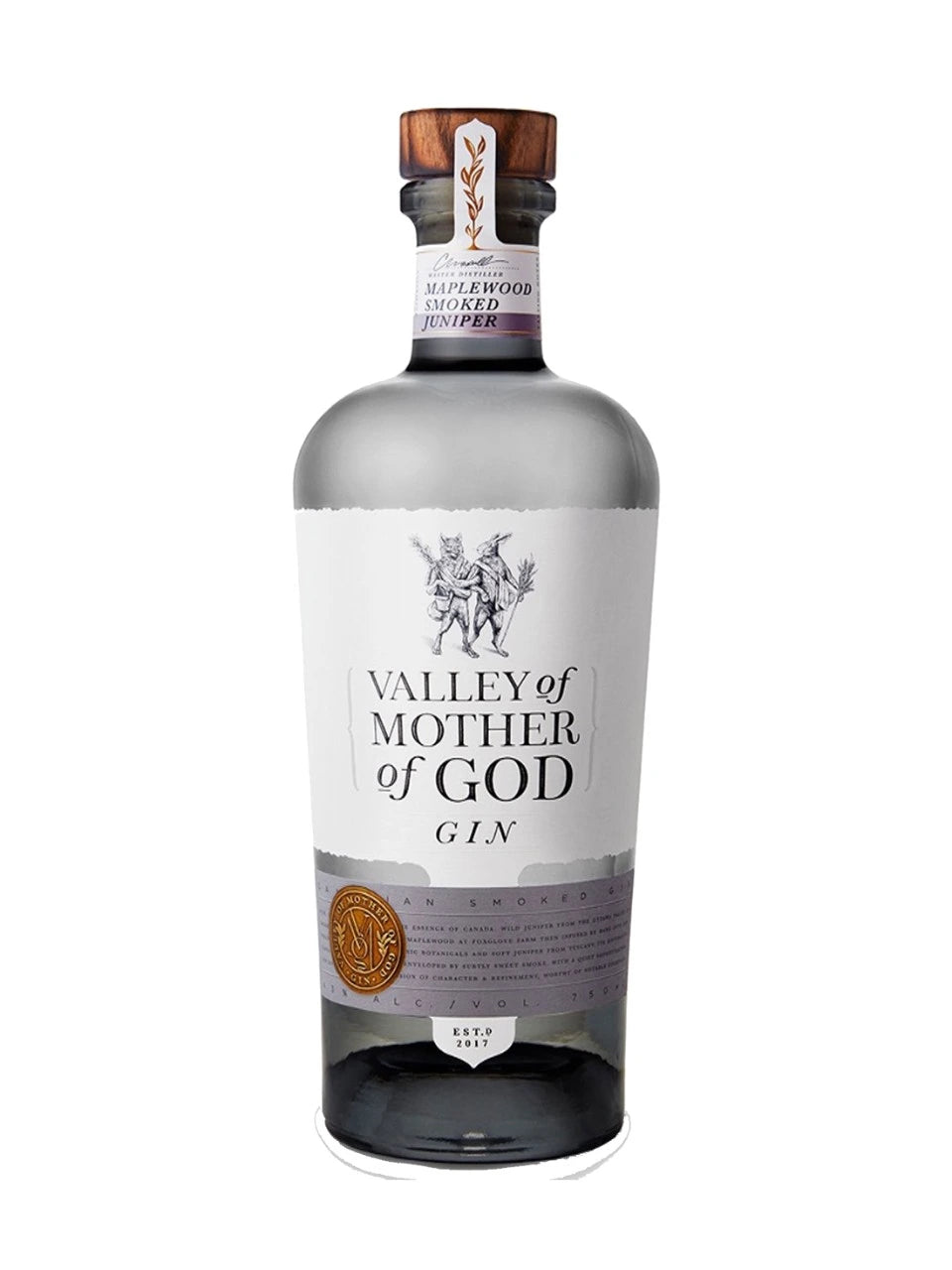 VALLEY OF MOTHER OF GOD MAPLEWOOD SMOKED JUNIPER GIN 750ML