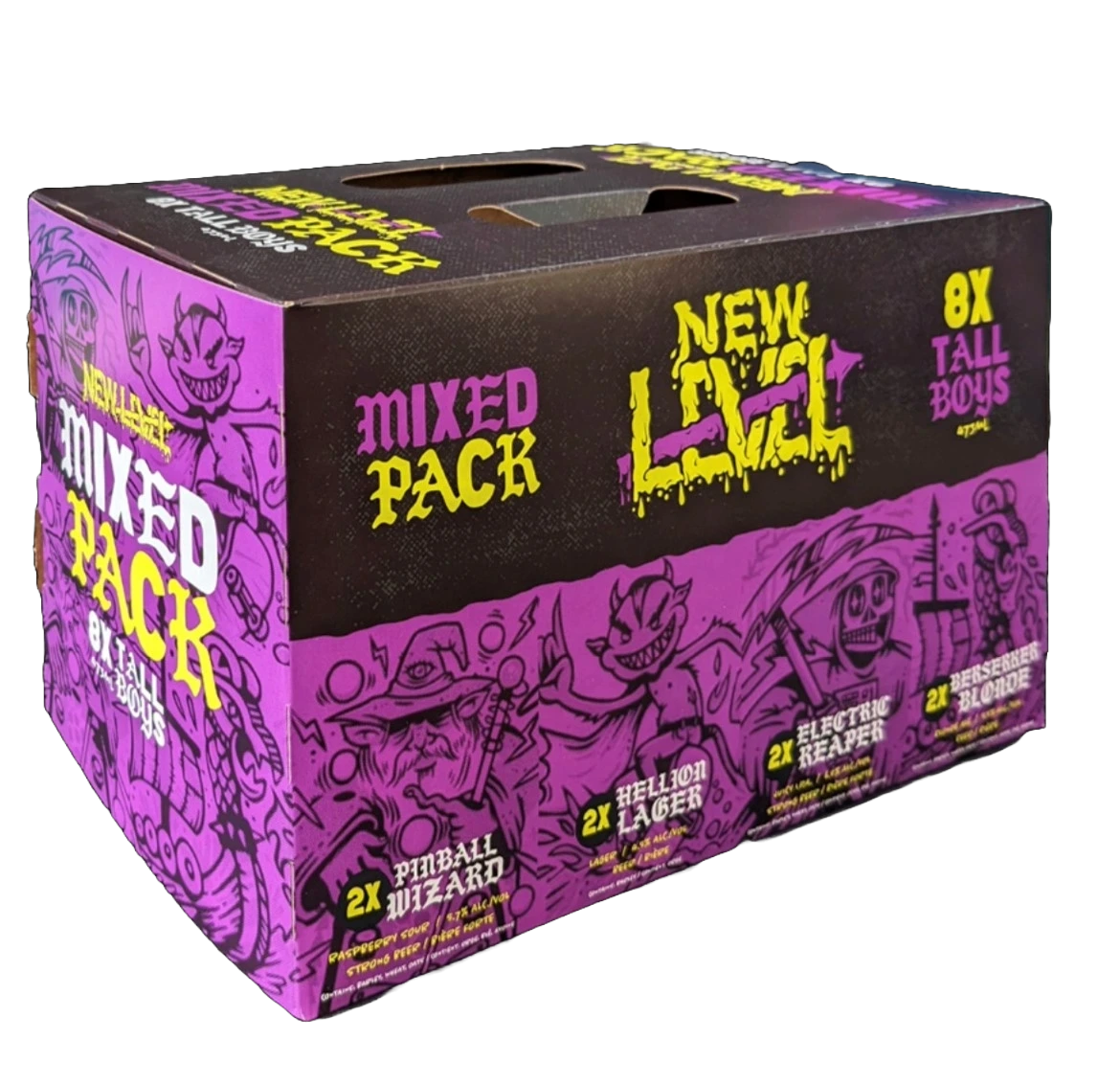 Wine and Beyond - NEW LEVEL CORE MIXER 473ML 8PK CAN - New Level
