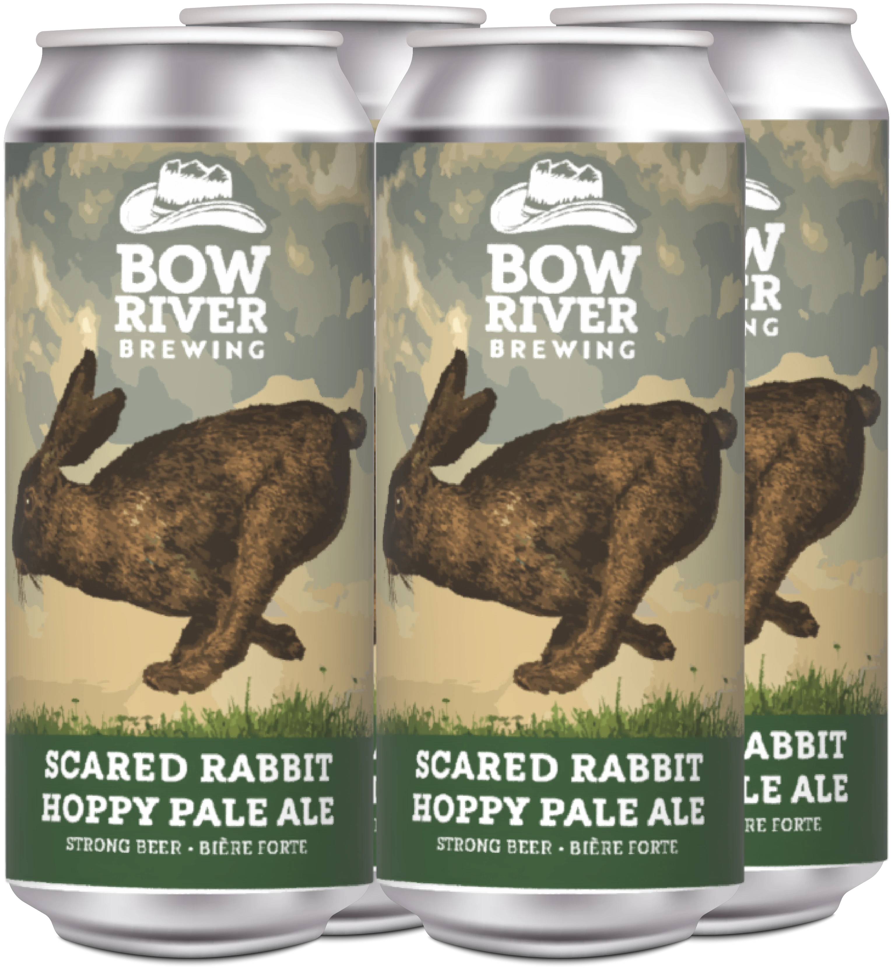 BOW RIVER SCARED RABBIT IPA 473ML 4PK CAN