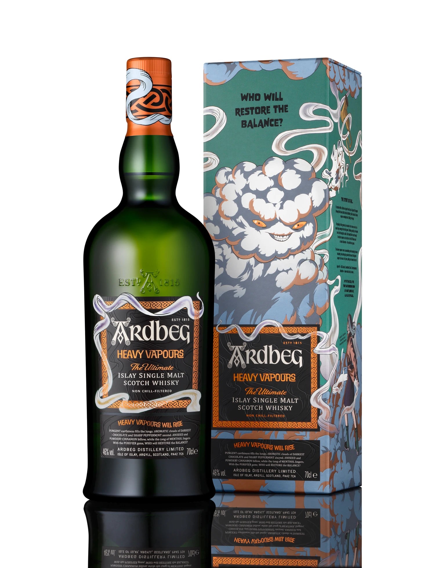 ARDBEG HEAVY VAPOURS ISLAY SINGLE MALT SCOTCH WHISKY 750ML