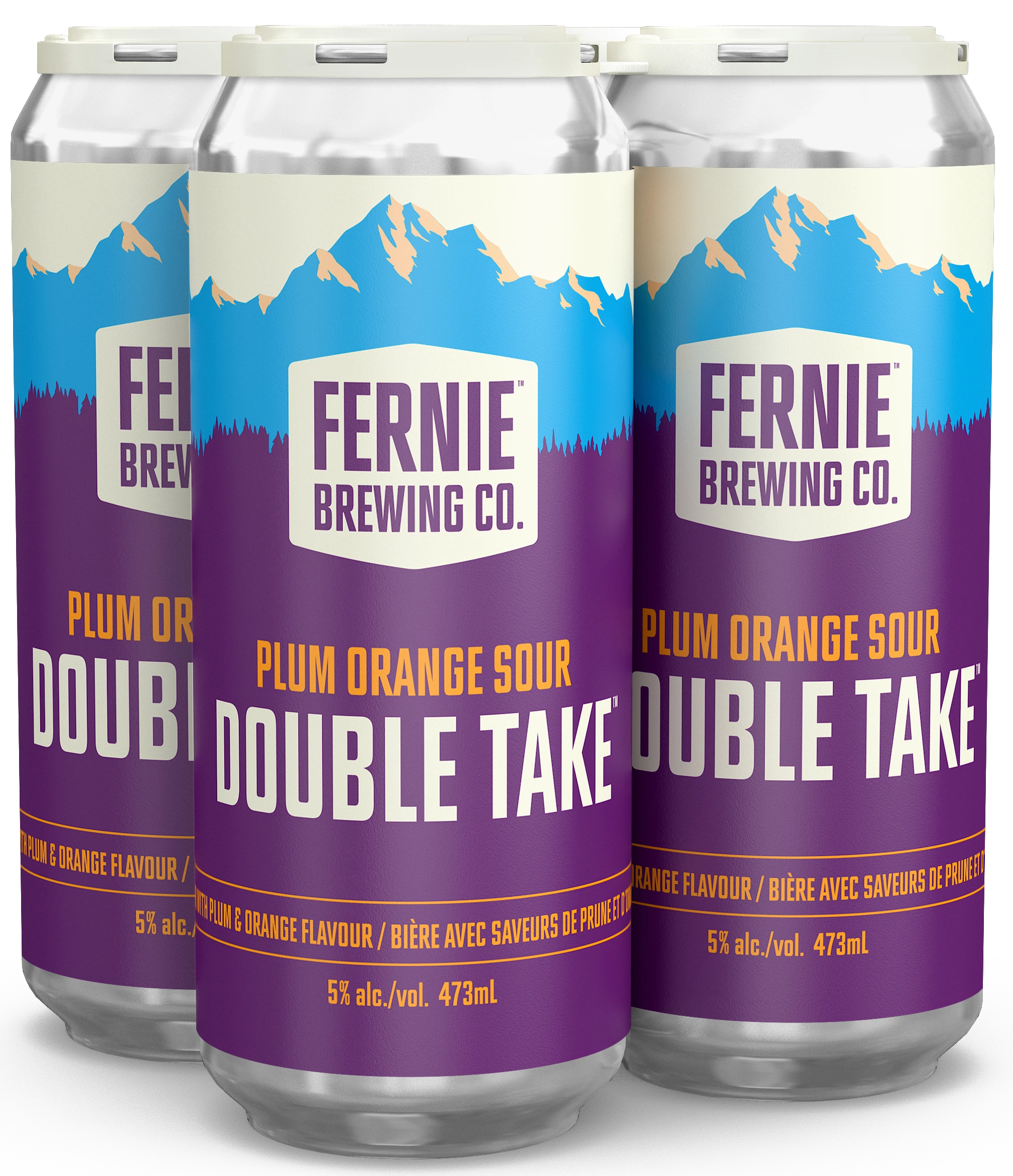 FERNIE DOUBLE TAKE PLUM ORANGE SOUR 473ML 4PK CAN