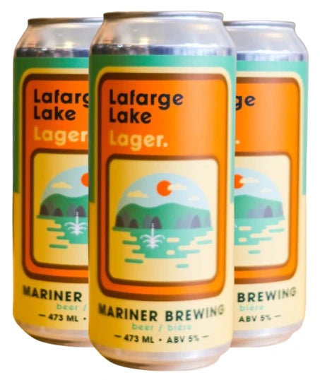 MARINER LAFARGE LAKE LAGER 473ML 4PK CAN