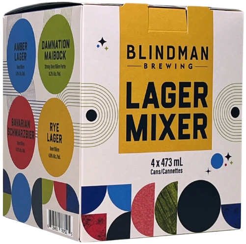 BLINDMAN LAGER MIXER 473ML 4PK CAN