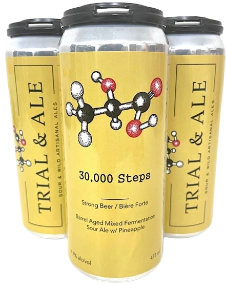 TRIAL & ALE 30,000 STEPS SOUR ALE 473ML 4PK CAN