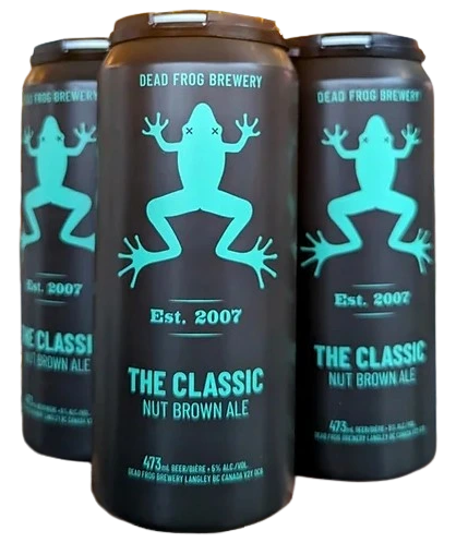 DEAD FROG CLASSIC NUT BROWN 473ML 4PK CAN