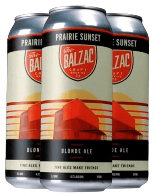 BALZAC PRAIRIE SUNSET BLONDE ALE 473ML 4PK CAN