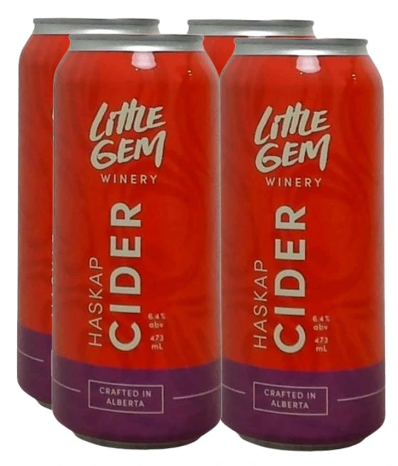 LITTLE GEM HASKAP CIDER 473ML 4PK CAN