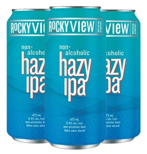 ROCKY VIEW NON ALC HAZY IPA 473ML 4PK CAN