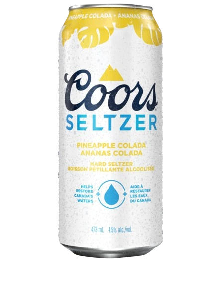 COORS SELTZER PINEAPPLE COLADA 473ML CAN