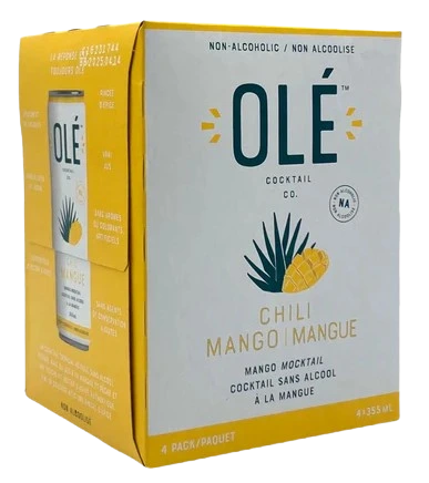 OLE COCKTAIL NON ALC CHILI MANGO MOCKTAIL 355ML 4PK CAN
