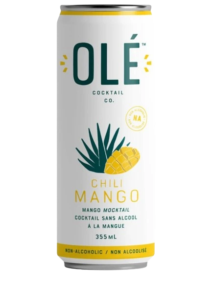 OLE COCKTAIL NON ALC CHILI MANGO MOCKTAIL 355ML 4PK CAN