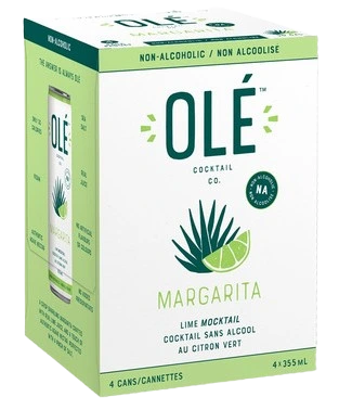 OLE COCKTAIL NON ALC MARGARITA MOCKTAIL 355ML 4PK CAN